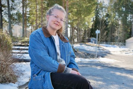 Ellinor studerar till närvårdare via läroavtal