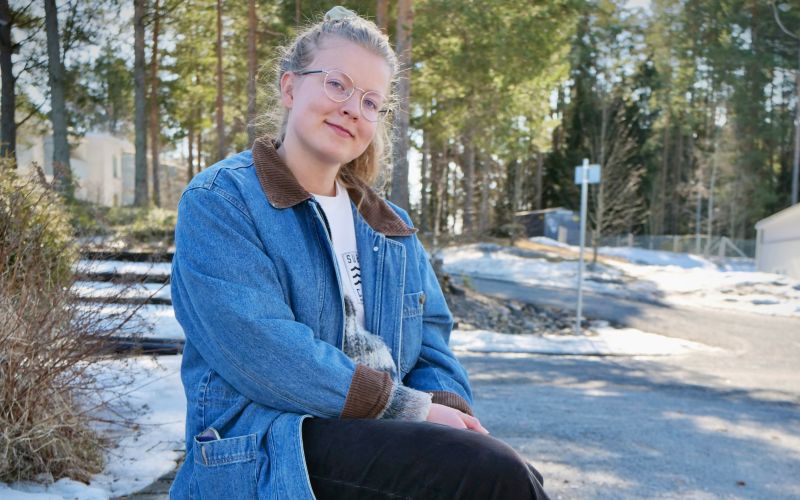 Ellinor studerar till närvårdare via läroavtal